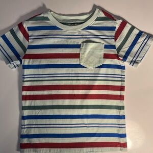 Tea - Striped Kids T-Shirt with Pocket